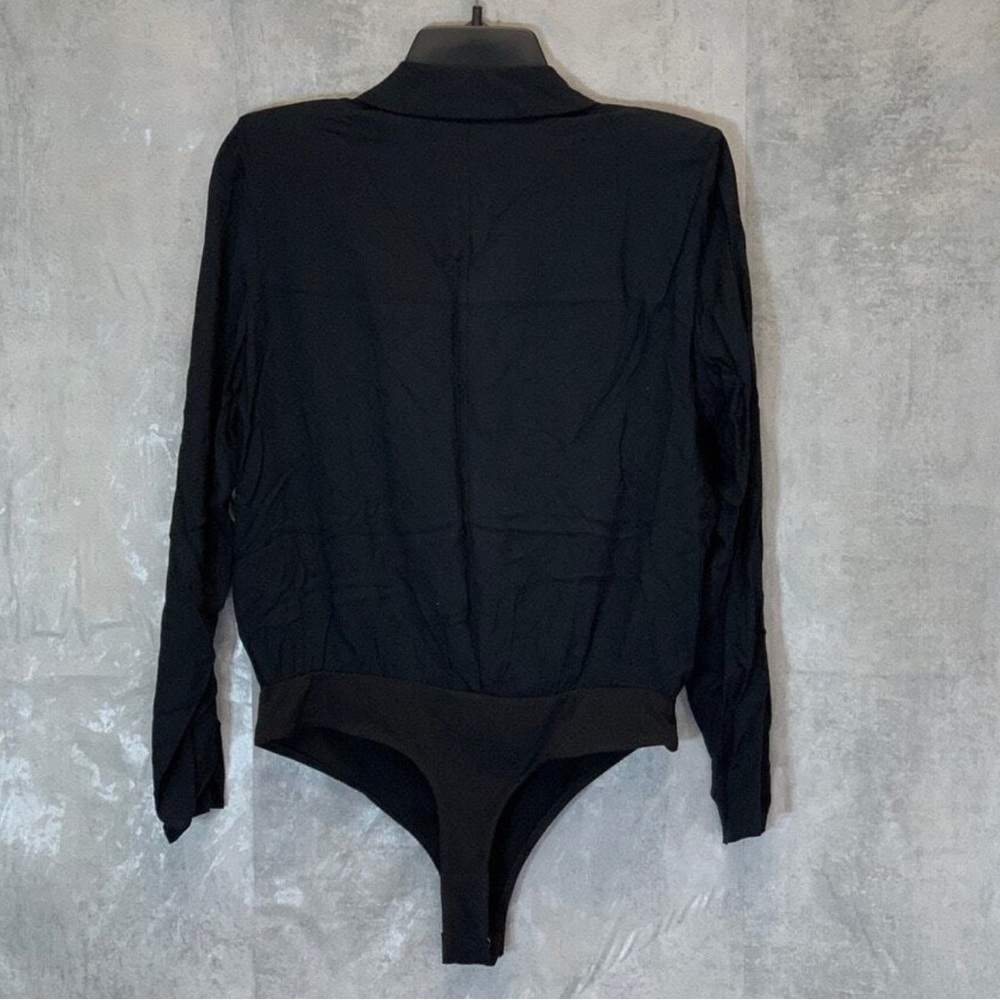 BAR III Women's Deep Black Long Sleeve Bodysuit Size XL never worn - Picture 2 of 8